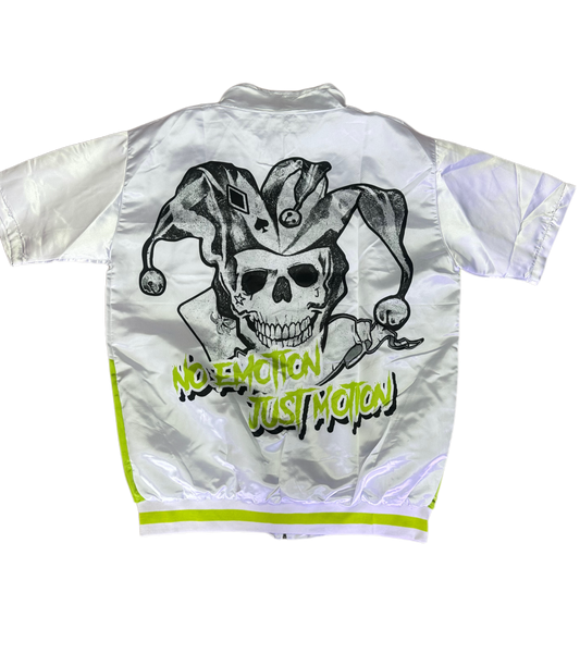GREEN AND WHITE WIND BREAKER SET