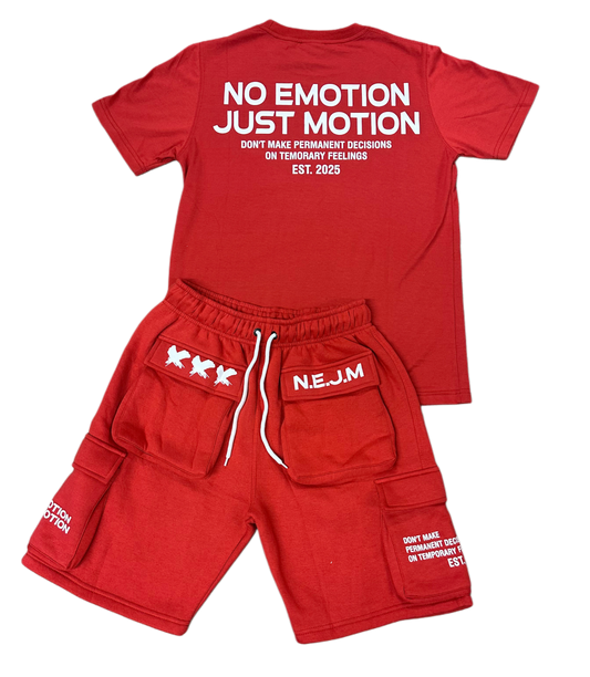 RED N.E.J.M SHORT SET
