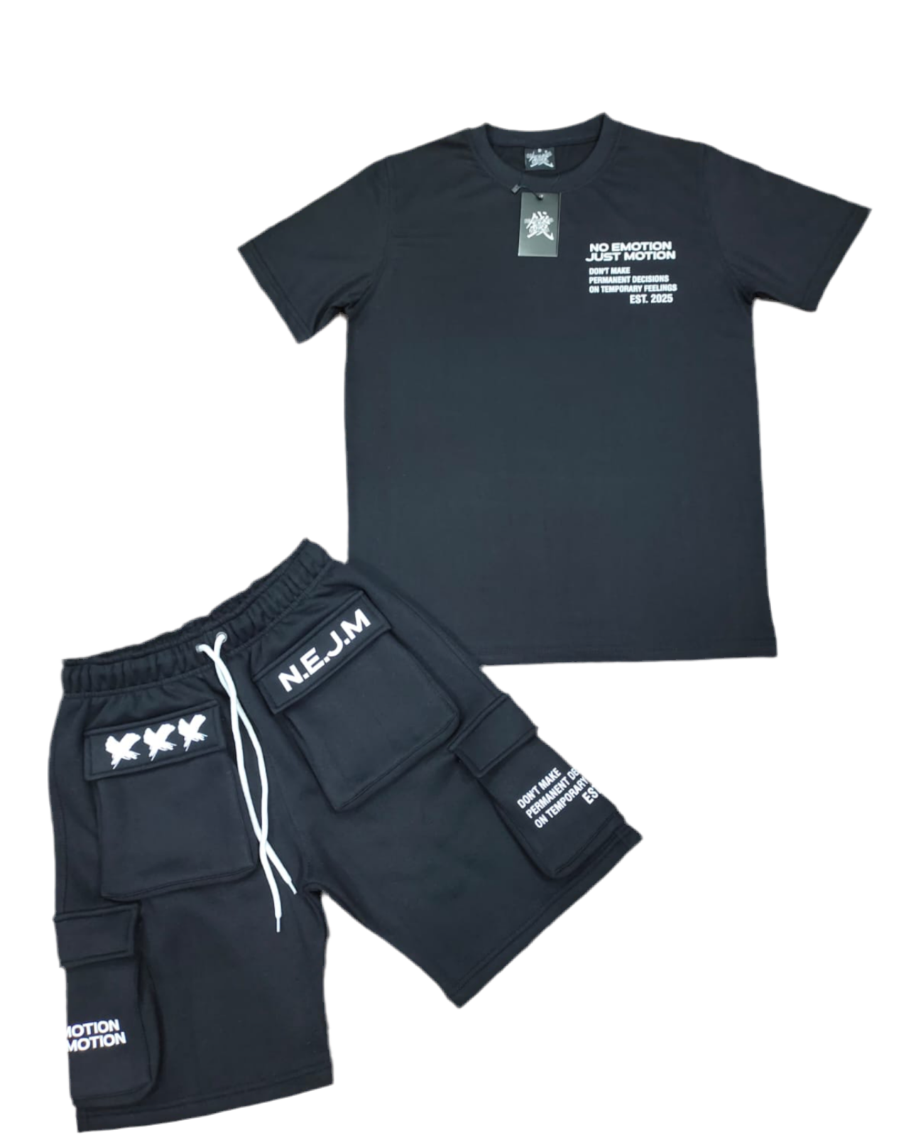 Black N.E.J.M SHORT SET