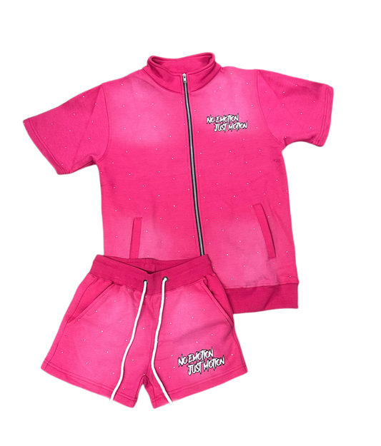 PINK GIRL ZIP OUTFIT