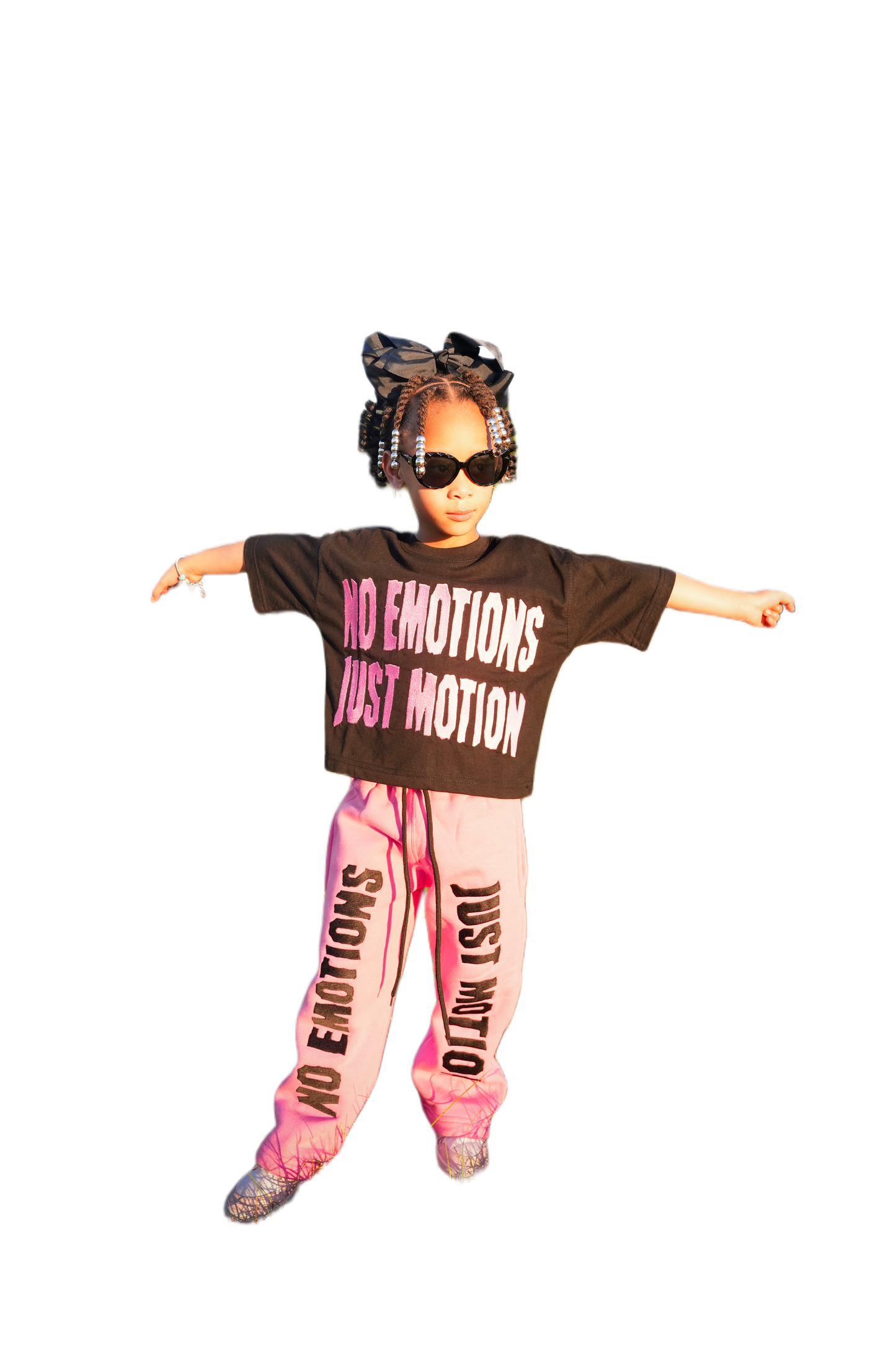 KID(PINK)DOUBLE PANTS SET
