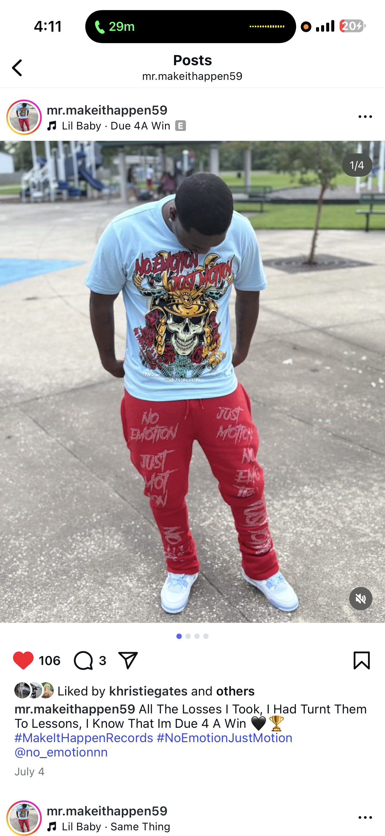 BLUE LOYALTY T-SHIRT