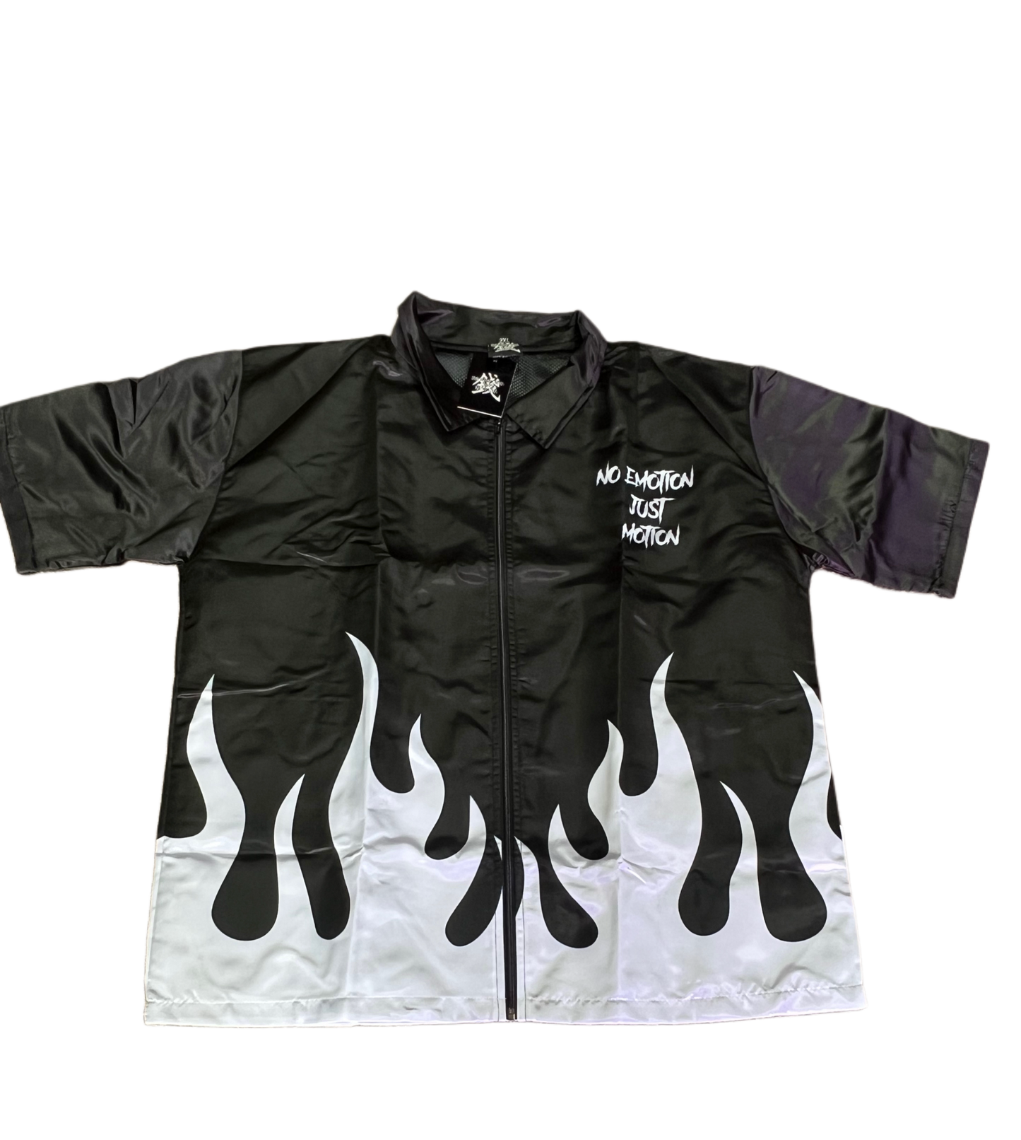 BLACK ZIP UP FLAME SET