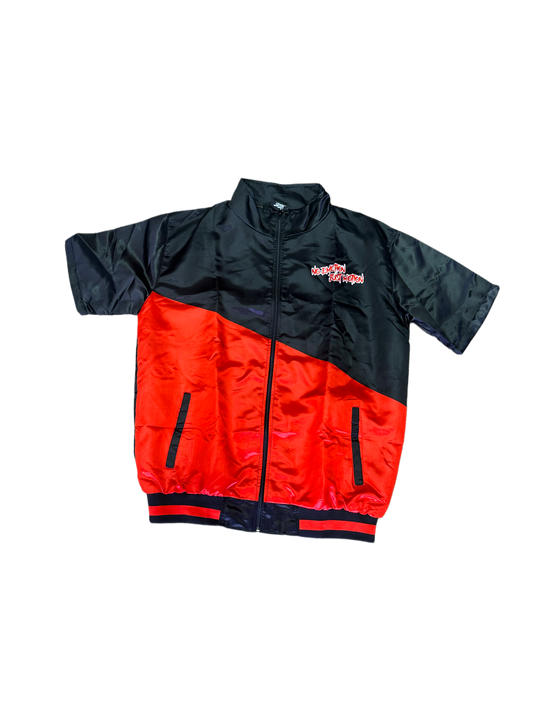 BLACK AND RED WIND BREAKER SET