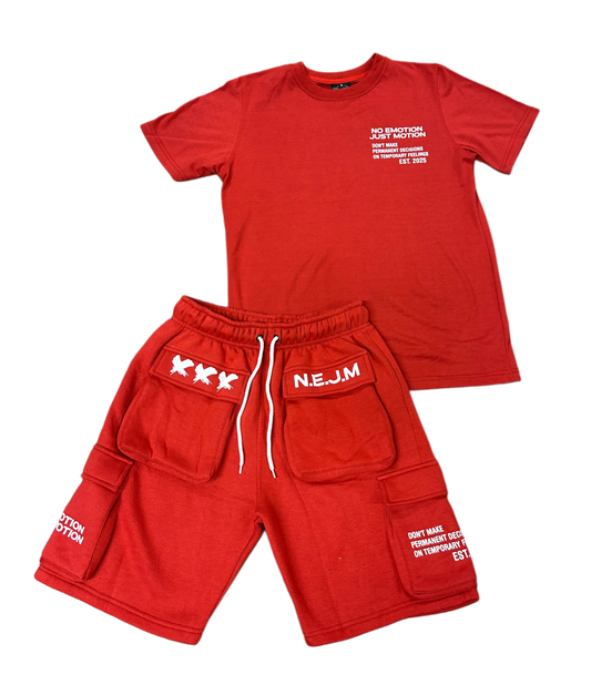 RED N.E.J.M SHORT SET