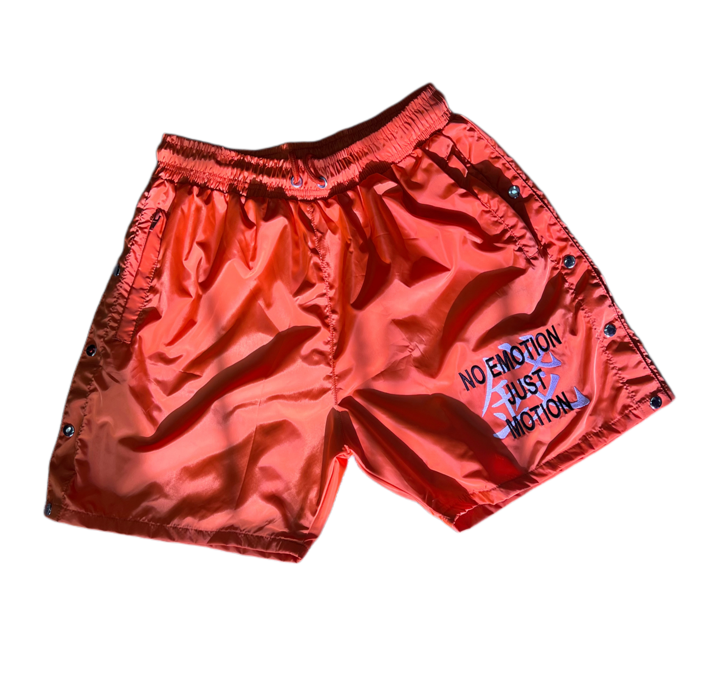 ORANGE "WET" SHORTS