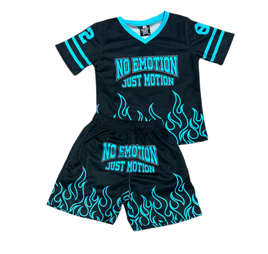 BLUE AND BLACK KIDS GYM SETS