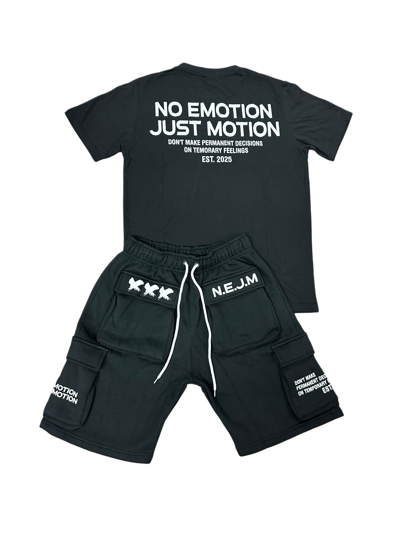 Black N.E.J.M SHORT SET