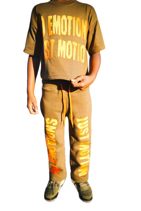 KIDS(GREEN)DOUBLE PANTS SET