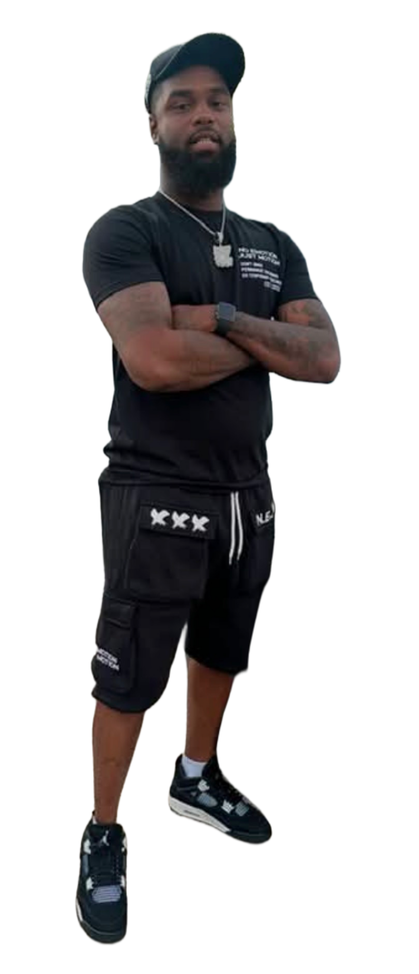 Black N.E.J.M SHORT SET