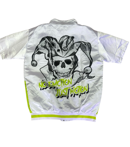 GREEN AND WHITE WIND BREAKER SET
