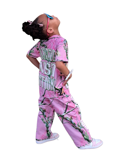 KIDS CAMO PANTS SET