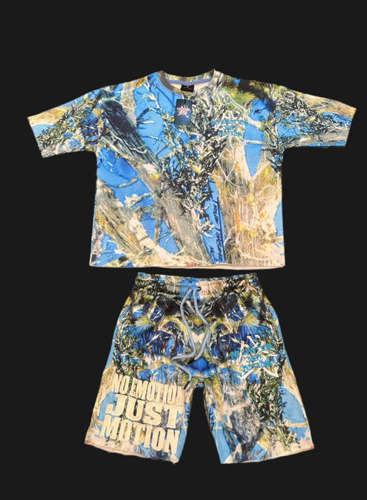 Camo short set
