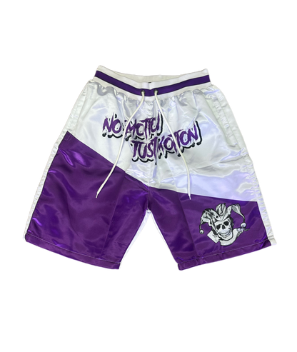 PURPLE AND WHITE WIND BREAKER SET