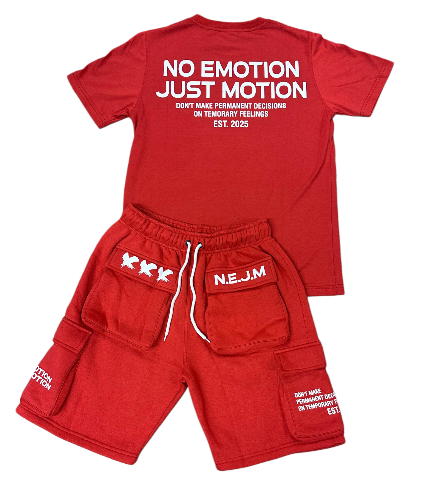 RED N.E.J.M SHORT SET