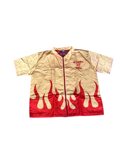 GOLD ZIP UP FLAME SET