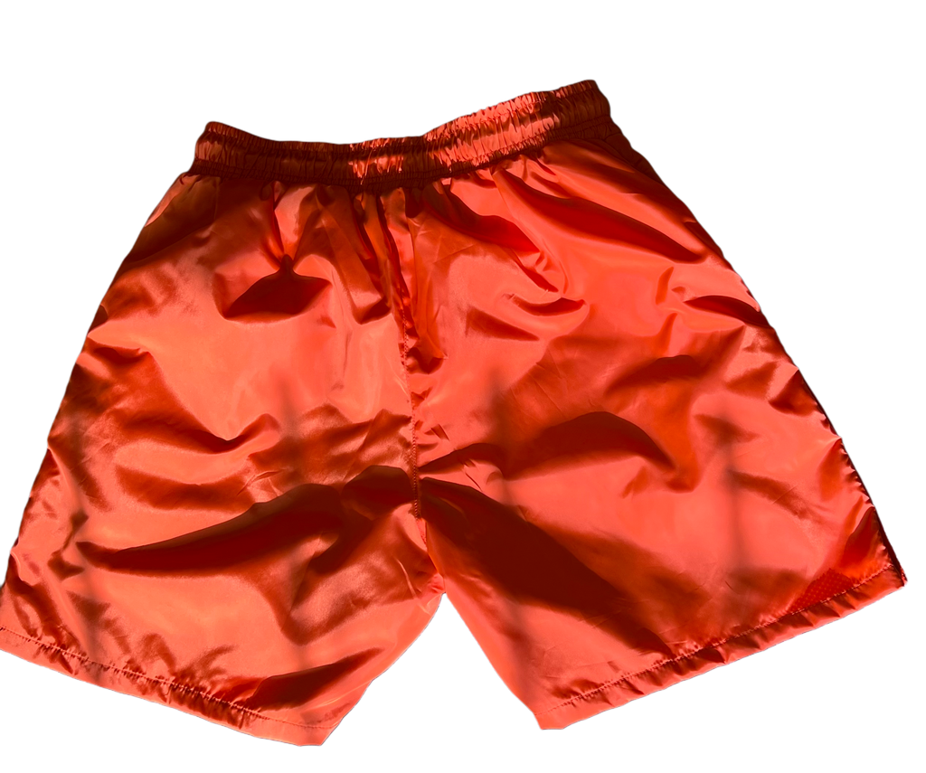 ORANGE "WET" SHORTS