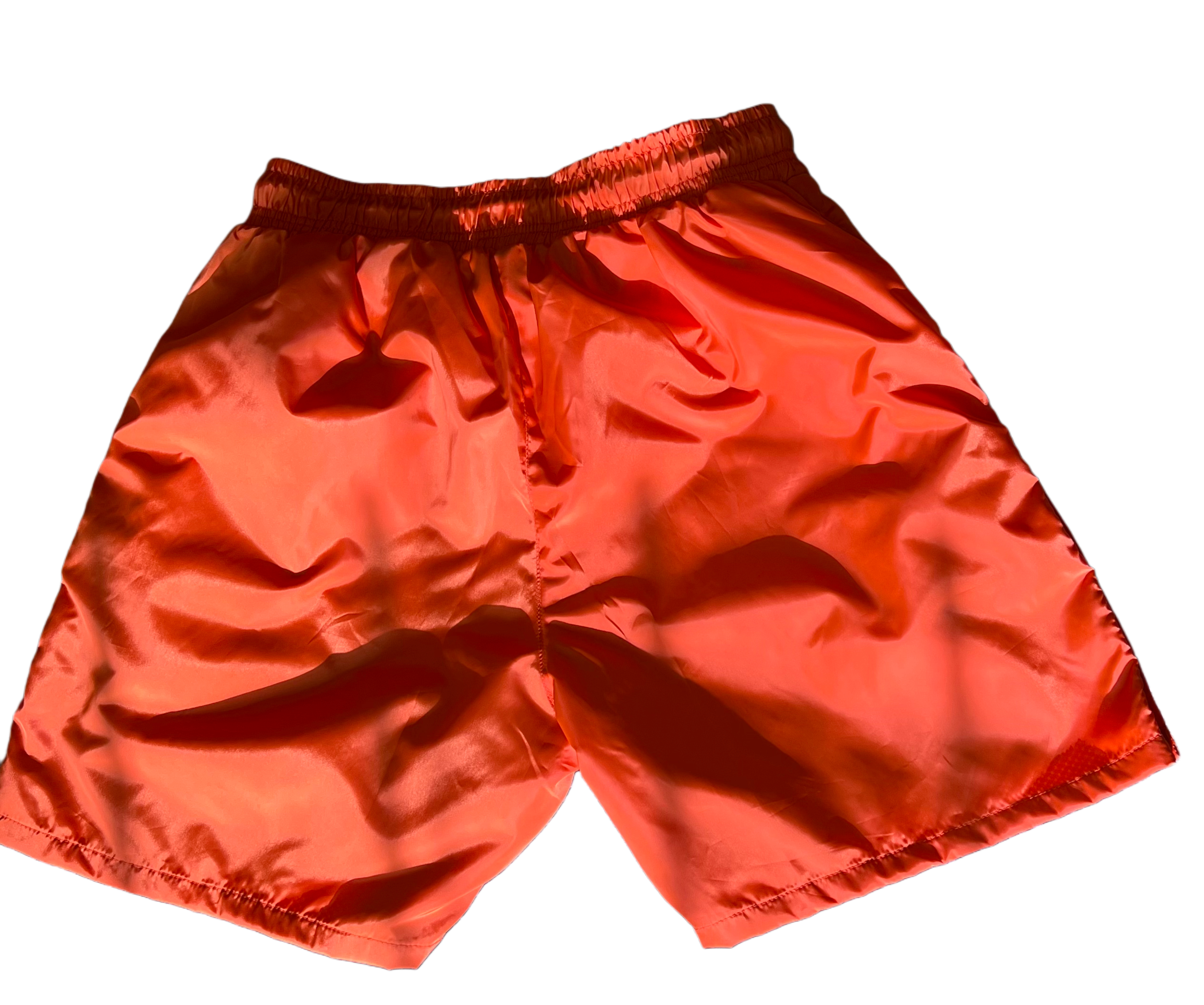 ORANGE "WET" SHORTS