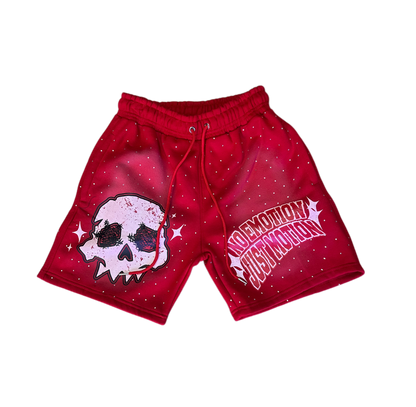 RED GALAXY SHORT SET