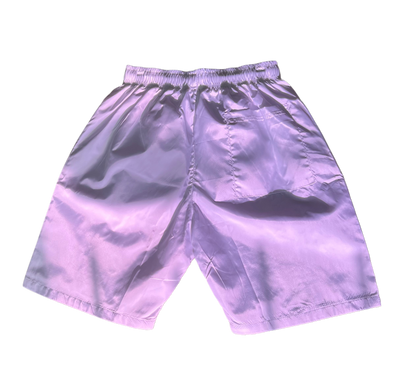 WHITE "WET" SHORTS