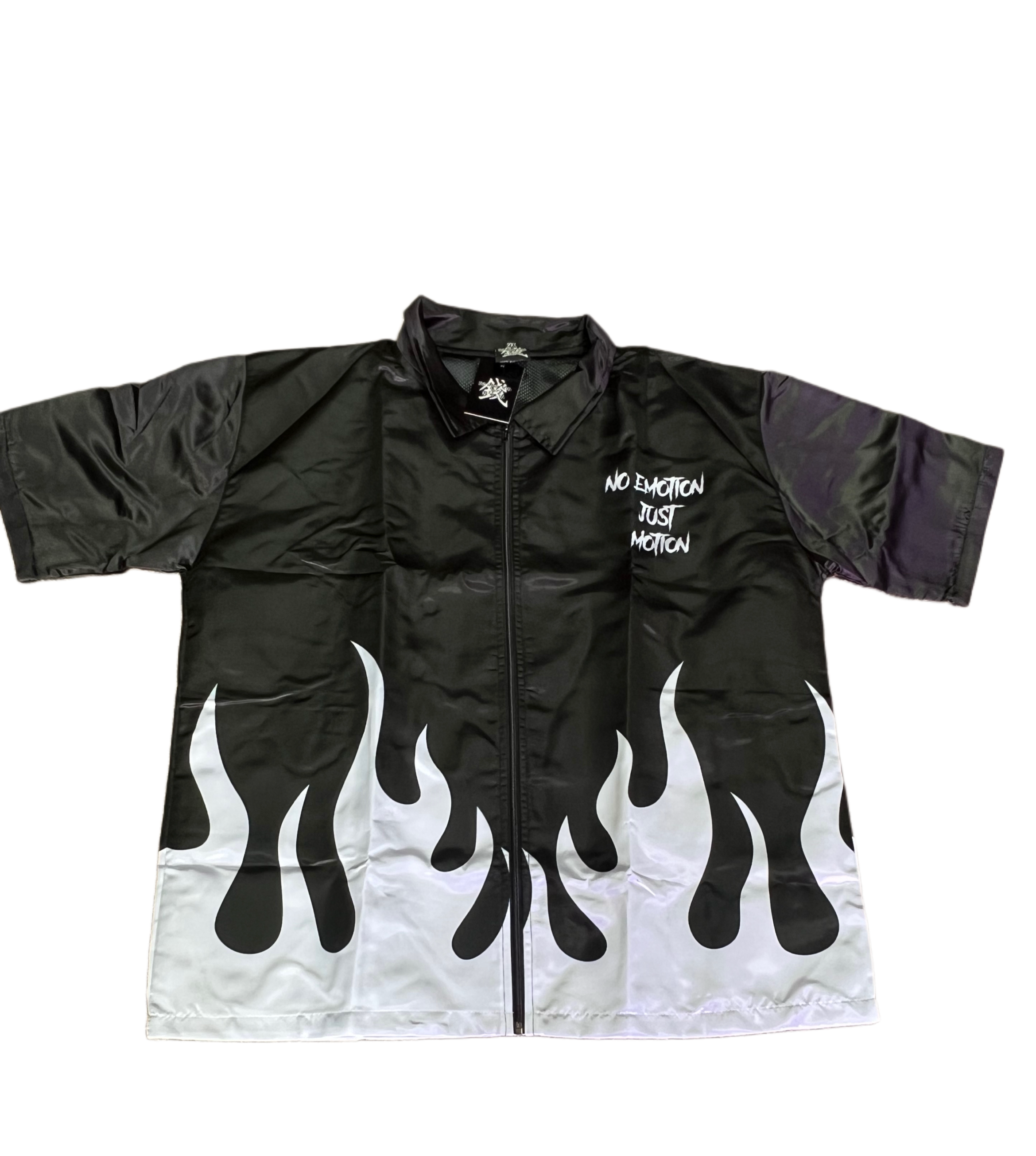 BLACK ZIP UP FLAME SET