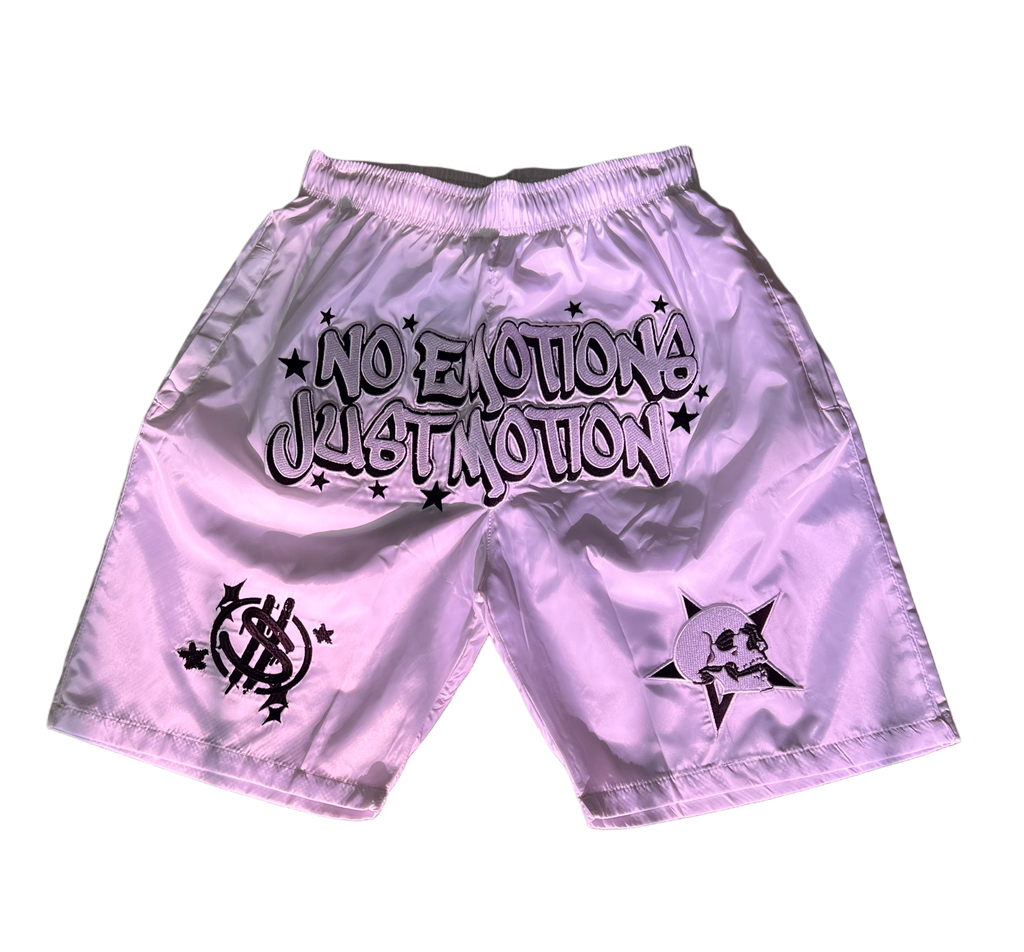 WHITE "WET" SHORTS