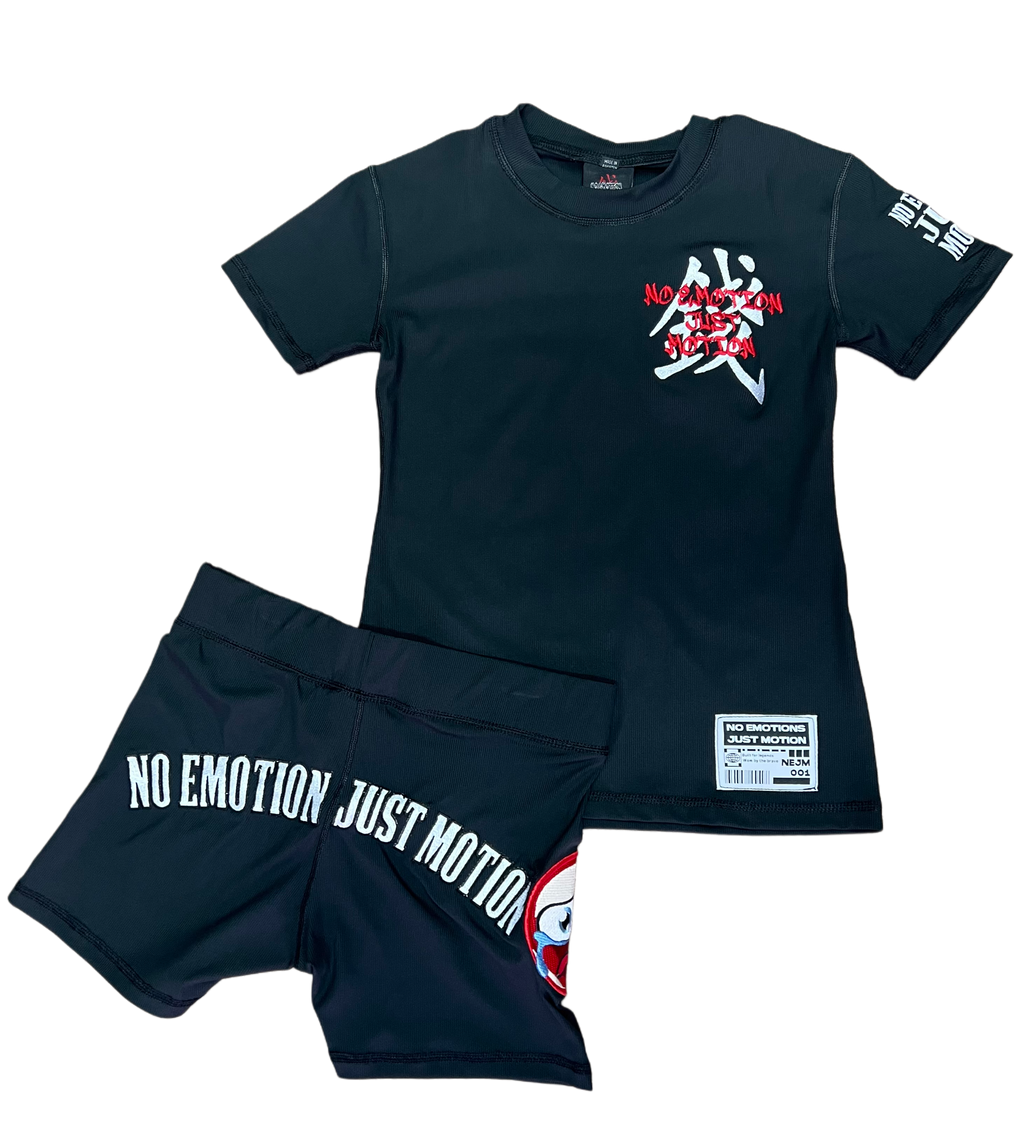 BLACK & RED GIRLY GIRL SET