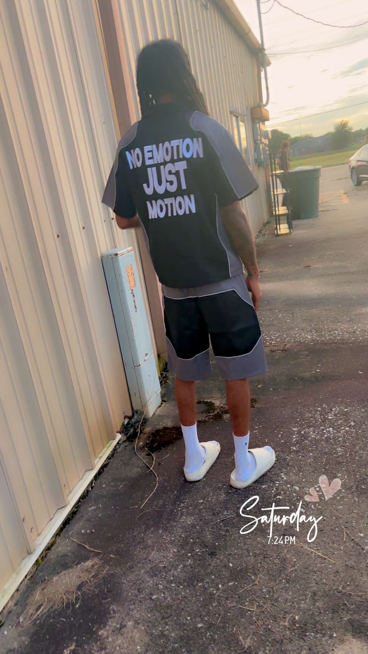 GREY 2 PIECE "DRIP HAREDER" SET