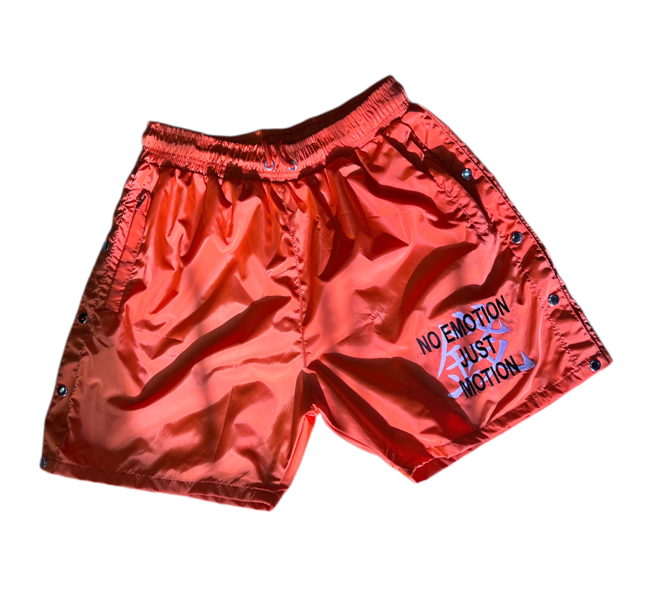 ORANGE "WET" SHORTS
