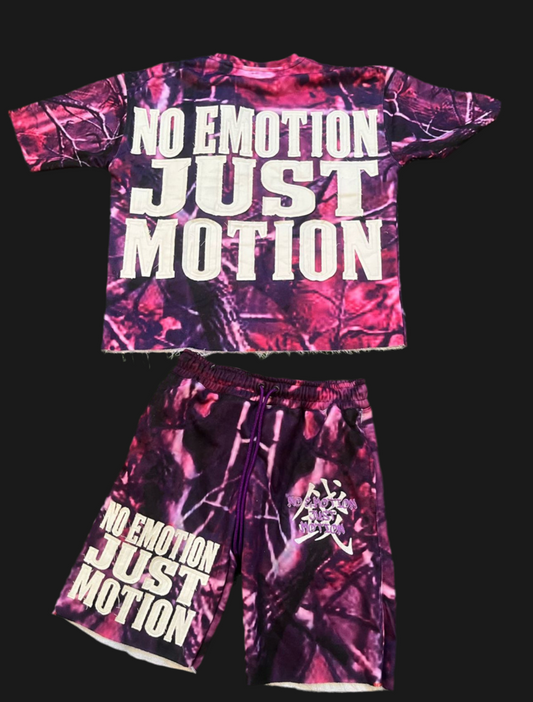 camo short set