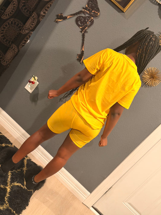 Two piece women short set