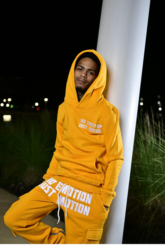 Stack pants with hoodie