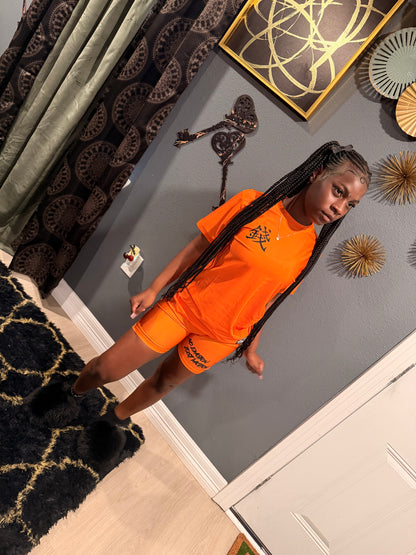 two piece short set
