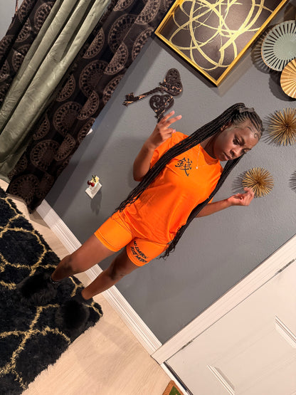 two piece short set