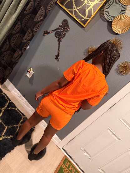 two piece short set