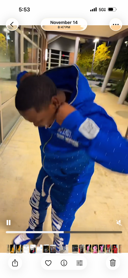 Two piece warm up sets